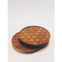 2Er Set Ahorn Untersetzer Aus Holz von BYounkinDesign