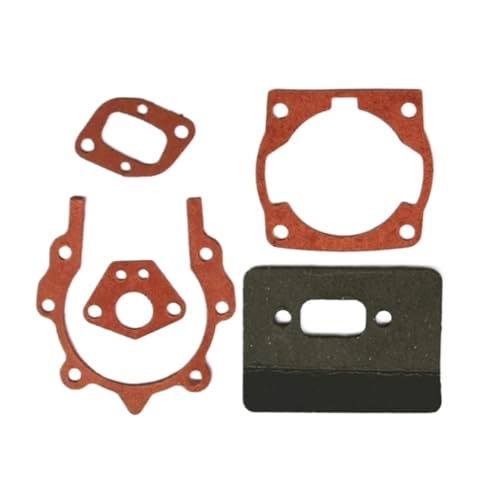 Dichtungssatz passend for TL43 TL52 Motor Rasenmäher Schalldämpfer Vergaser Zylinder Kurbelgehäuse Dichtung Dichtung(1 Set) von BYvKln