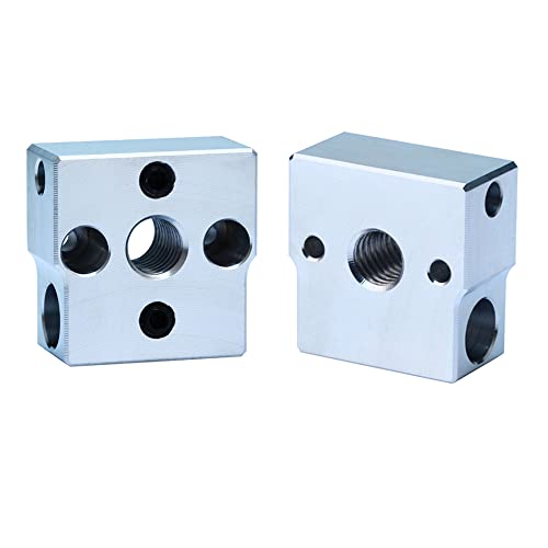 BZ 3D 2 STÜCK CR-6 SE Heizblock,Feinbearbeitung von Aluminium Heater Block Mit Silikon Socke für CR-6 SE/CR-6 MAX/CR-5 Pro/CR10 Smar/Ender 3 Neo/V2 Neo/Max Neo Kartuschensensor. von BZ 3D