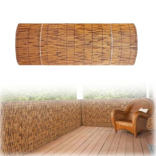 Schilfrohrmatte Aus Bambus 100 cm 120 cm 130 cm Hoch, Sichtschutzzaun Natürliche Schilfzaun Für Draußen/Garten/Dach/Hofdekoration, Strandflair Schilfzaun Leicht Zu Installieren(120x150cm(3.9x4.2FT)) Schilfrohrmatte Aus Bambus 100 cm 120 cm 130 cm Hoch, Sichtschutzzaun Natürliche Schilfzaun Für Draußen/Garten/Dach/Hofdekoration, Strandflair Schilfzaun Leicht Zu Installieren(120x150cm(3.9x4.2FT)) von BZCKBZ