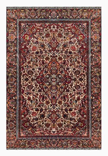 BZFAOEV Antiker Kunstteppich Wohnzimmer Schlafzimmer - Luxus Fußmatte Sofa Schlafplatz Leicht Sauber Antirutsch 160x200cm BZFAOEV Antiker Kunstteppich Wohnzimmer Schlafzimmer - Luxus Fußmatte Sofa Schlafplatz Leicht Sauber Antirutsch 160x200cm von BZFAOEV