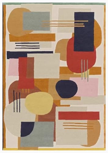 BZFAOEV Antiker Kunstteppich Wohnzimmer Schlafzimmer - Luxus Fußmatte Sofa Schlafplatz Leicht Sauber Antirutsch 160x200cm von BZFAOEV