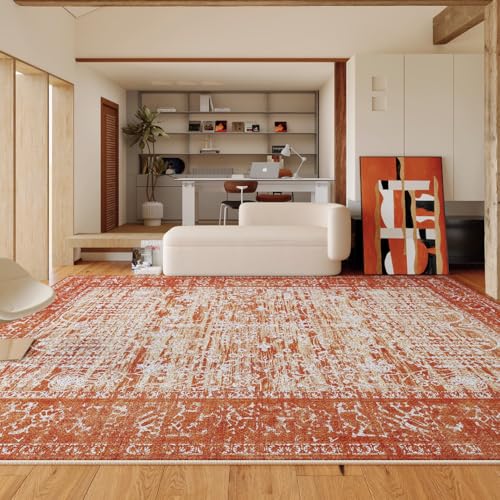 BZFAOEV Antiker Kunstteppich Wohnzimmer Schlafzimmer - Luxus Fußmatte Sofa Schlafplatz Leicht Sauber Antirutsch 160x230cm von BZFAOEV