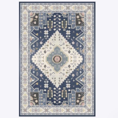 BZFAOEV Antiker Kunstteppich Wohnzimmer Schlafzimmer - Luxus Fußmatte Sofa Schlafplatz Leicht Sauber Antirutsch 200x300cm von BZFAOEV