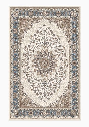 BZFAOEV Antiker Kunstteppich Wohnzimmer Schlafzimmer - Luxus Fußmatte Sofa Schlafplatz Leicht Sauber Antirutsch 80x120cm von BZFAOEV
