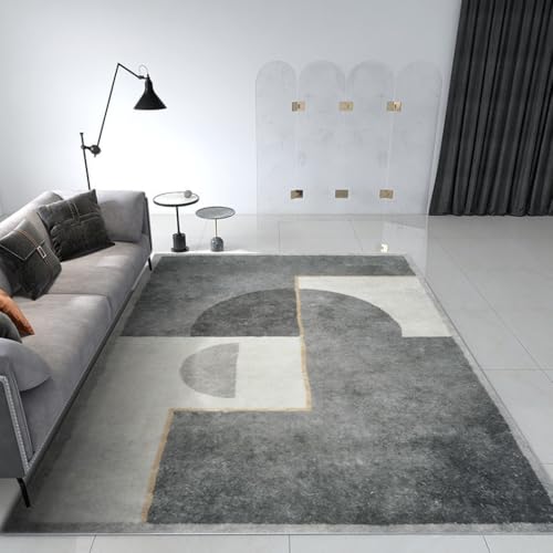 BZFAOEV Karomuster Teppich Modern Wohnzimmer Schlafzimmer - Geometrische Bankmatte Türmatte Anti-Rutsch Design 120x160cm BZFAOEV Karomuster Teppich Modern Wohnzimmer Schlafzimmer - Geometrische Bankmatte Türmatte Anti-Rutsch Design 120x160cm von BZFAOEV
