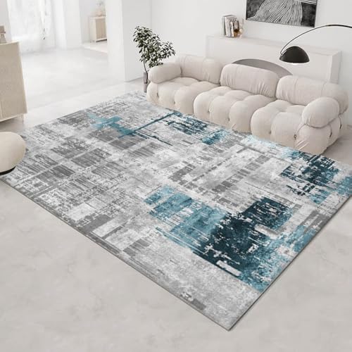 BZFAOEV Karomuster Teppich Modern Wohnzimmer Schlafzimmer - Geometrische Bankmatte Türmatte Anti-Rutsch Design 120x160cm BZFAOEV Karomuster Teppich Modern Wohnzimmer Schlafzimmer - Geometrische Bankmatte Türmatte Anti-Rutsch Design 120x160cm von BZFAOEV