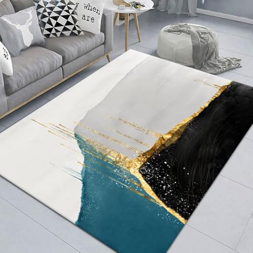 BZFAOEV Karomuster Teppich Modern Wohnzimmer Schlafzimmer - Geometrische Bankmatte Türmatte Anti-Rutsch Design 160x200cm BZFAOEV Karomuster Teppich Modern Wohnzimmer Schlafzimmer - Geometrische Bankmatte Türmatte Anti-Rutsch Design 160x200cm von BZFAOEV