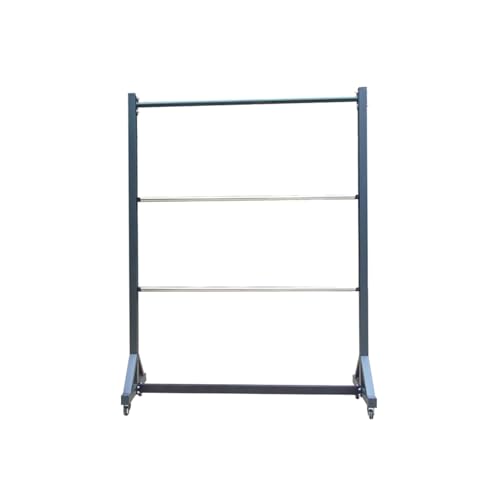 BZJPRFC 2/3/4/5/6/8/9-lagiges Stoffrollen-Lagerregal, Halter-Spulenwagen Mit Rädern, Fensterfolien-/Tapetendisplays, for Tapeten, Autofensterfolien, Medien, Stoffspulen(5 Layers) von BZJPRFC