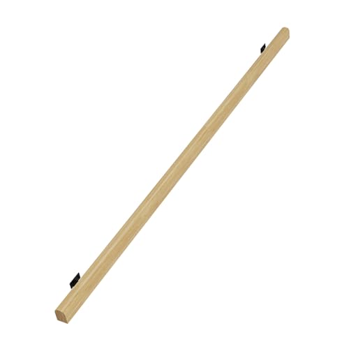 BZJPRFC Handläufe for Treppen, Wandhandlauf Aus Massivholz Mit Halterungen, Rutschfester Haltegriff for Den Innen- Und Außenbereich for Ältere Menschen Und Kinder(200cm/6.5ft) von BZJPRFC