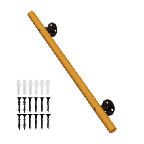 BZJPRFC Hölzerne Handläufe for Treppen, Sicherheits-Haltegriff-Set Zur Wandmontage, Haltegriff Zur Verhinderung des Rutschens Im Innenbereich, Leicht Zu Reinigen, for Privathäuser(Color1,100cm/3.2ft) BZJPRFC Hölzerne Handläufe for Treppen, Sicherheits-Haltegriff-Set Zur Wandmontage, Haltegriff Zur Verhinderung des Rutschens Im Innenbereich, Leicht Zu Reinigen, for Privathäuser(Color1,100cm/3.2ft) von BZJPRFC
