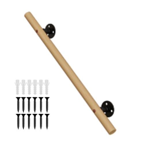 BZJPRFC Hölzerne Handläufe for Treppen, Sicherheits-Haltegriff-Set Zur Wandmontage, Haltegriff Zur Verhinderung des Rutschens Im Innenbereich, Leicht Zu Reinigen, for Privathäuser(Color2,150cm/4.9ft) BZJPRFC Hölzerne Handläufe for Treppen, Sicherheits-Haltegriff-Set Zur Wandmontage, Haltegriff Zur Verhinderung des Rutschens Im Innenbereich, Leicht Zu Reinigen, for Privathäuser(Color2,150cm/4.9ft) von BZJPRFC