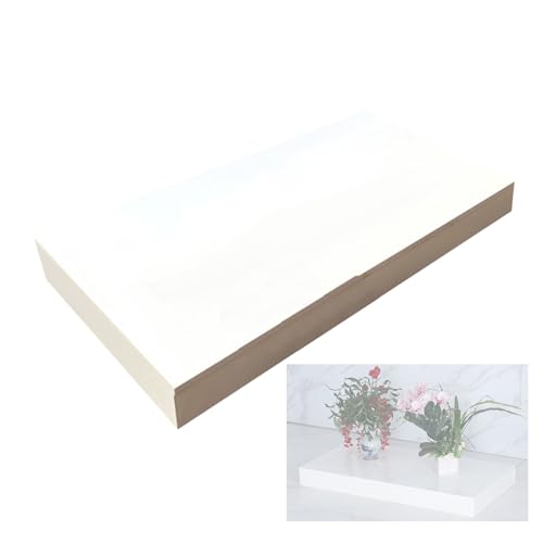 BZJPRFC Quadratischer Display-Sockelständer, Plattform-Basisständer for Brautmodengeschäfte, Große Display-Riser-Basis, for Sammlungs-Mannequin-Fotografie-Requisiten, Hält 200 Kg(White,160x40x10cm) von BZJPRFC