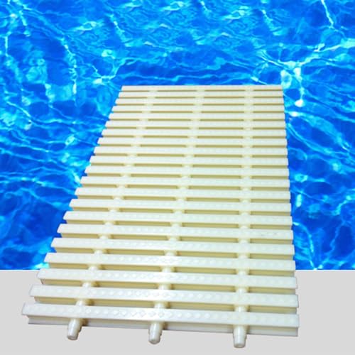 BZJPRFC Überlaufgitter for Schwimmbadentwässerung, Dreilochgespleißtes Überlaufgitter Mit 90 ° -Winkel, Überlaufgitter for Schwimmbadentwässerung, Bodenablaufabdeckung(Size:25x100CM/20pcs) von BZJPRFC