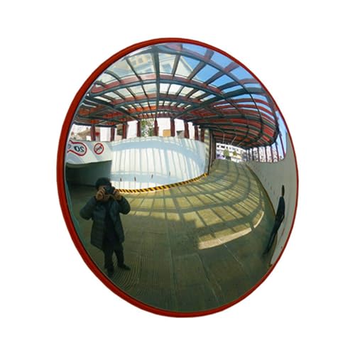 Konvexspiegel Zur Wandmontage, Verstellbarer Konvexspiegel For Tote Winkel, Reichweite 300–1000 Cm, 160 ° -Sicht, Sicherheitsspiegel For Den Innenbereich(60x60cm) von BZJPRFC