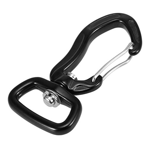 BZVCRTYKL Schwenkbarer Karabinerhaken 360° Mehrweg-Spinnerkarabiner Kleiner Karabiner Hängemattenclip Haken Unisex /1848 von BZVCRTYKL