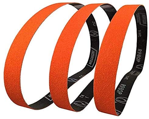 Norton SG Blaze Plus-1x30-120 Grit Ceramic Sharpening Belts 3 Pk - Long Lasting von Mr.Pro