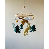 Dinosaurier Baby Mobile, Urassic Kinderzimmer Dekor, Krippe Dino Baby-Dusche-Geschenk, Neugeborene Geschenke Idee von BaLenadecor