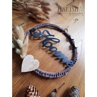 Makramee Ring Wanddeko Home/ Wandbehang/Trockenblumen Eigenheim von BaLiMi