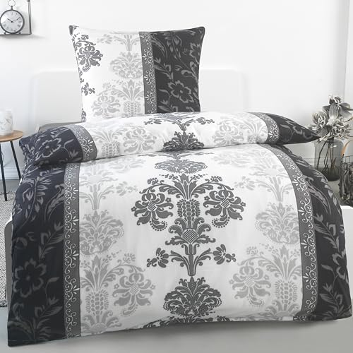 BaSaTex Flausch Fleece Winter Bettwäsche Set 2 teilig | 100% Mikrofaser Plüsch | 135x200 + 80x80 cm | Design 04 von BaSaTex