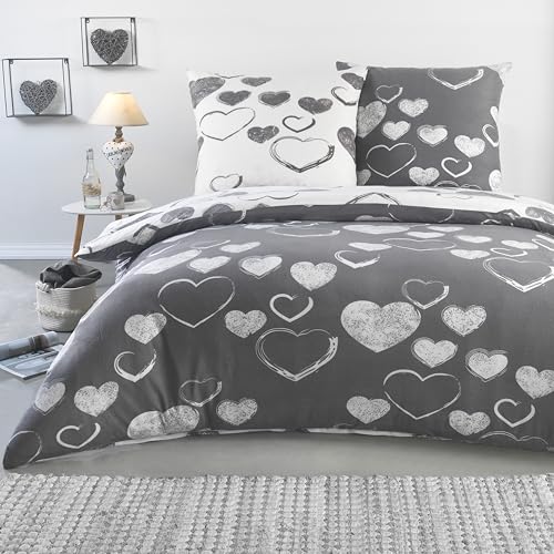 BaSaTex Flausch Fleece Winter Bettwäsche Set 3 teilig | 100% Mikrofaser Plüsch | 200x220 + 2X 80x80 cm | Design 06 BaSaTex Flausch Fleece Winter Bettwäsche Set 3 teilig | 100% Mikrofaser Plüsch | 200x220 + 2X 80x80 cm | Design 06 von BaSaTex