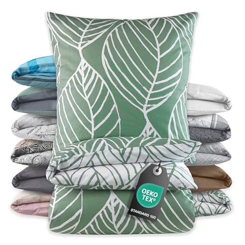 BaSaTex Bettwäsche 135x200 Baumwolle Set 2 teilig - 100% Baumwolle - 1x Deckenbezug 135 x 200 cm + 1x Kissenbezug 80x80 cm - Reißverschluss - Legolas BaSaTex Bettwäsche 135x200 Baumwolle Set 2 teilig - 100% Baumwolle - 1x Deckenbezug 135 x 200 cm + 1x Kissenbezug 80x80 cm - Reißverschluss - Legolas von BaSaTex