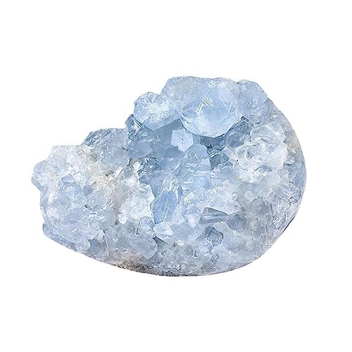 Natürlicher schöner Madagaskar Celestit Kristall Drusen Cluster Stein Geode Mineral Blau Rauer Himmel Kristall Ornament Ornament Ornament Celestite Cluster Celestite Cluster, Celestite Stein Q von BaYuYPOO
