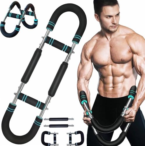 Shaker Twister Armtrainer, Verstellbarer Brusttrainer für Männer, U-Form Twister Chest Expander, Portable Power Twister Bar Muscular Strength Enhancer, Shape The Perfect Body for Men Beginners Gifts von BaYuYPOO