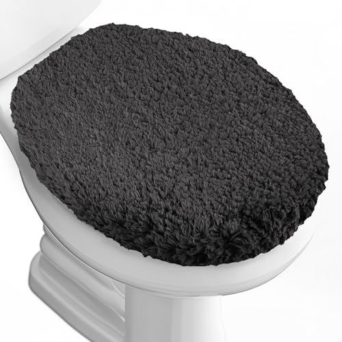 Baahrnom Luxuriöser weicher Mikrofaser-WC-Deckelbezug, maschinenwaschbar, solider Toilettensitzbezug, 44,5 x 38,1 cm, verstellbare Gummi-Rückseite, passend für die meisten 40,6–44,5 cm L x 35,6–40,6 Baahrnom Luxuriöser weicher Mikrofaser-WC-Deckelbezug, maschinenwaschbar, solider Toilettensitzbezug, 44,5 x 38,1 cm, verstellbare Gummi-Rückseite, passend für die meisten 40,6–44,5 cm L x 35,6–40,6 von Baahrnom