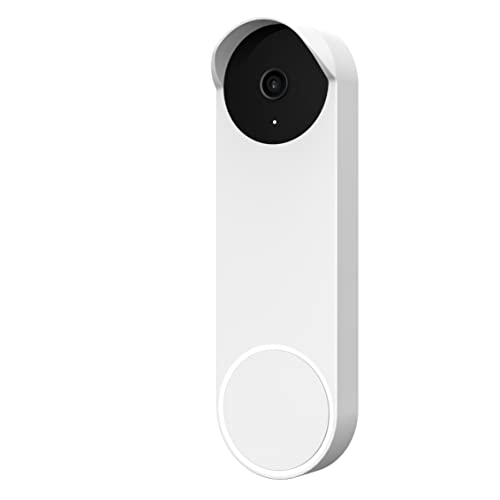 Baaletc Silikon Hülle für 2021 Google Nest Türklingel(akkubetriebene),Schutzhülle Kompatibel mit Google Nest Doorbell(Batterieversion),Wetterfest Schutznest Türklingel Silikon Skin Case von Baaletc