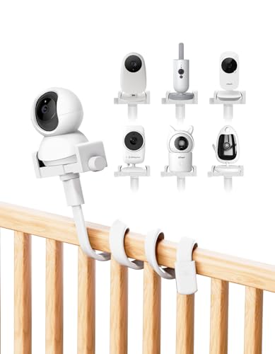 GHB Baby Monitor Holder,Universal Baby Camera Holder for Philips Avent Baby Monitor,Clamp Holder Baby Monitor Stand for Most Baby Monitors von Baaletc