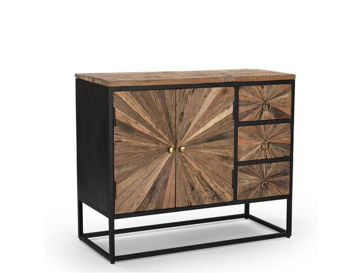 Kommode Altholz massiv MERID recycelt Treibholz Industrial Style Design Kommode Altholz massiv MERID recycelt Treibholz Industrial Style Design von Baario