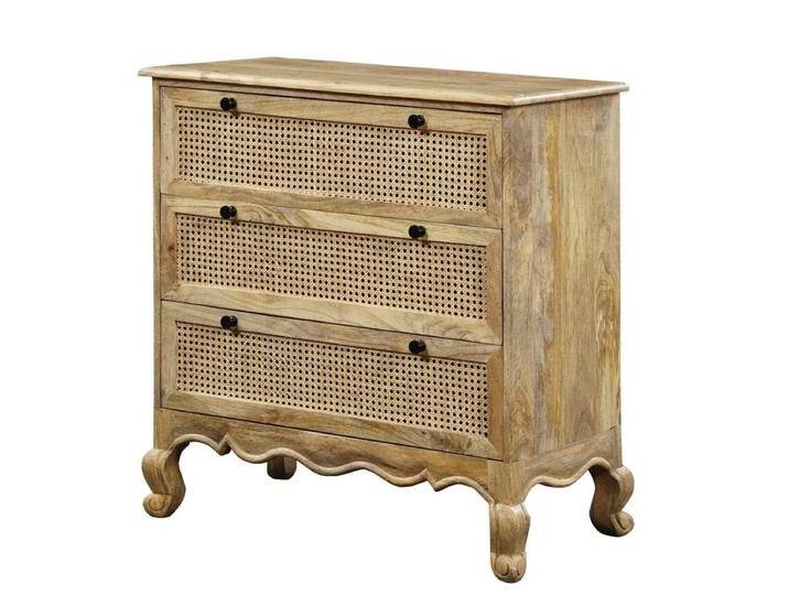 Kommode WIENER Geflecht Sideboard Massivholz Antik Design Schnitzerei Kommode WIENER Geflecht Sideboard Massivholz Antik Design Schnitzerei von Baario