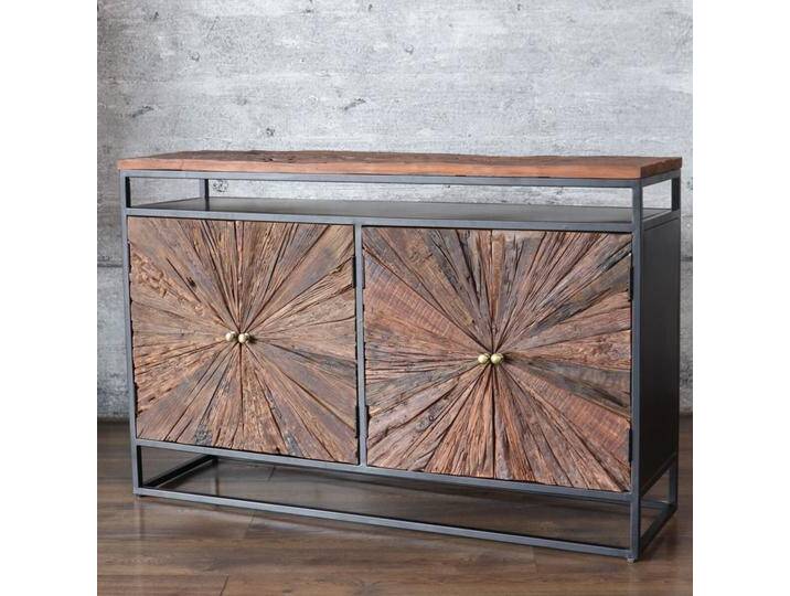 Sideboard Altholz MERID massiv recycelt Treibholz Industrial Design von Baario
