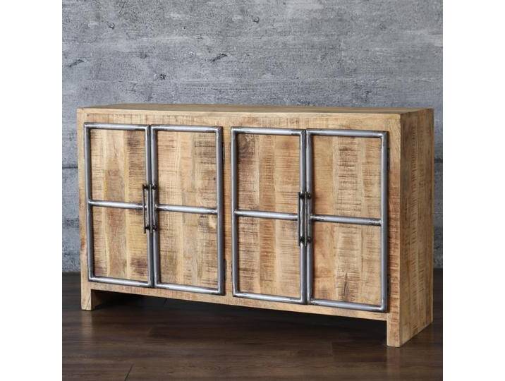 Sideboard Industrial Vintage VLAKA 140 cm Massivholz & Eisen Anrichte Sideboard Industrial Vintage VLAKA 140 cm Massivholz & Eisen Anrichte von Baario