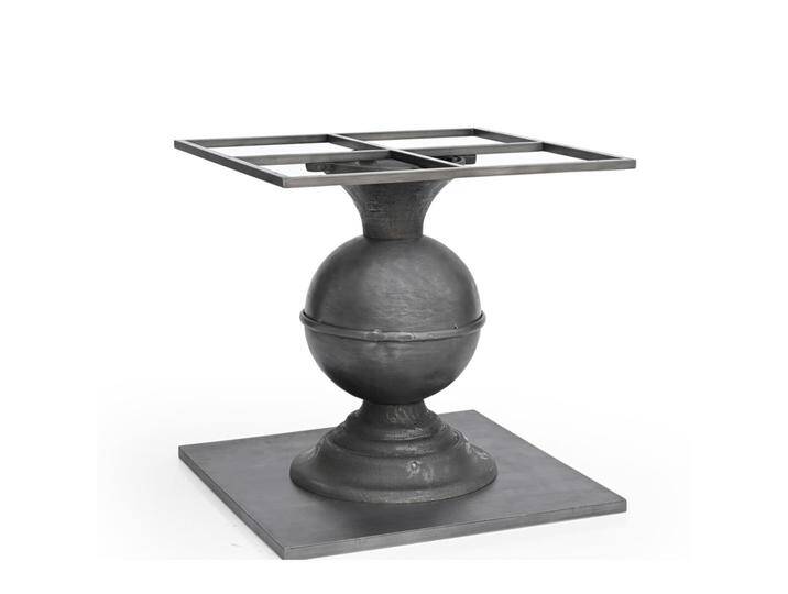Tischbein Metall Design BOULE Tischfuß Tischsäule Eisen geschmiedet von Baario