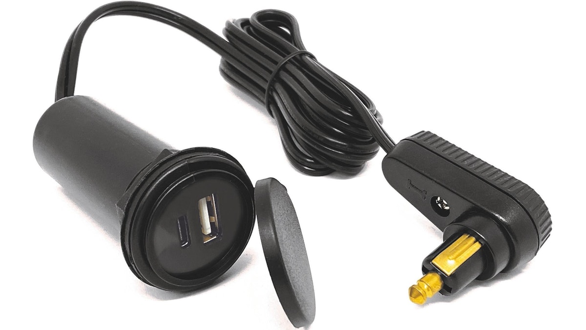 Baas Stromkabel USB 17 für Tankrucksack von Baas