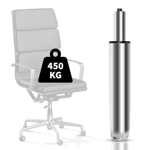 Gasdruckfeder,gasdruckfeder bürostuhl 1000 lbs(450KG)—Gasfeder für Drehstühle,Gelten Bürostühle und Stühle,290mm-430mm einstellbar höhenverstellbarer gasfeder bürostuhl Hohe Tragfähigkeit (Silber) von Baasha