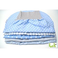 Strampelsack in Blau Mit Sternen, Punkten, Streifen, Vichy Karo, Pucksack Babysack Schlafsack Bab-Berlin Strampelsack in Blau Mit Sternen, Punkten, Streifen, Vichy Karo, Pucksack Babysack Schlafsack Bab-Berlin von BabBerlinVonElena