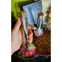 Hexenflasche Witches Brew Liebe Witchcraft Love Spell Jar von BabaJagaFloralDesign