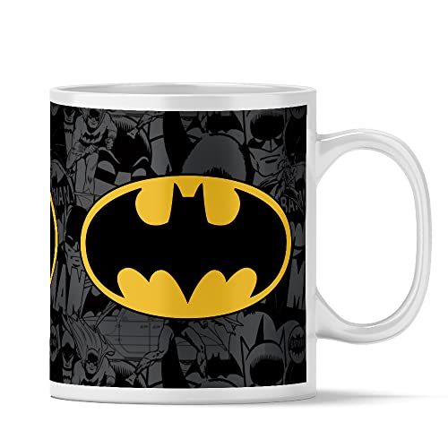 ERT GROUP Original und offiziell lizenziert von DC Keramikbecher, Muster Batman 007, Kaffee- und Teebecher Tasse 330ml von Babaco
