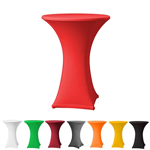 Babat Stehtischhusse Stretch Premium Qualität in Farbe rot und Durchmesser 80-85 für Bistrotisch/Stehtisch Babat Stehtischhusse Stretch Premium Qualität in Farbe rot und Durchmesser 80-85 für Bistrotisch/Stehtisch von Babat