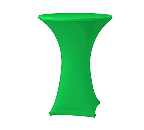Babat Stehtischhusse Stretch in Farbe apfelgrün und Durchmesser 60-65 für Bistrotisch/Stehtisch von Babat