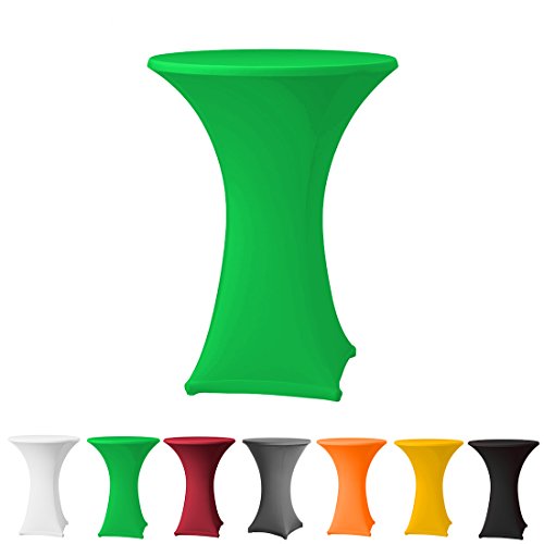 Babat Stehtischhusse Stretch in Farbe apfelgrün und Durchmesser 70-75 für Bistrotisch/Stehtisch von Babat