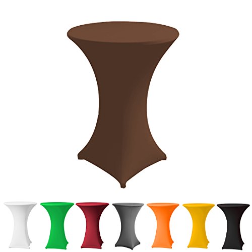 Stehtischhusse Stretch in Farbe braun und Durchmesser 70-75 für Bistrotisch/Stehtisch Stehtischhusse Stretch in Farbe braun und Durchmesser 70-75 für Bistrotisch/Stehtisch von Babat