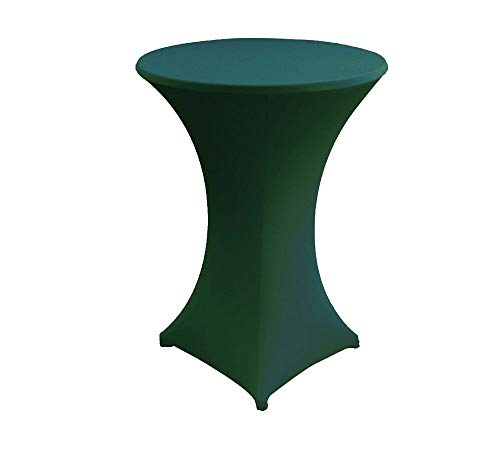 Babat Stehtischhusse Stretch in Farbe jägergrün und Durchmesser 60-65 für Bistrotisch/Stehtisch von Babat
