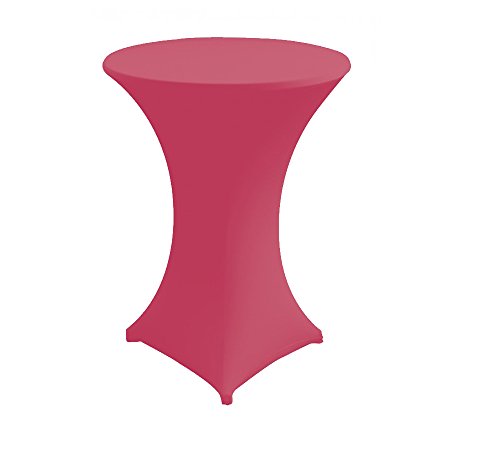 Babat Stehtischhusse Stretch in Farbe pink und Durchmesser 60-65 für Bistrotisch/Stehtisch von Babat