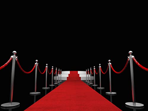 Rot Eventteppich VIP Carpet Läufer Teppich Empfangsteppich in Breite 1 m und Länge 5 m von Babat