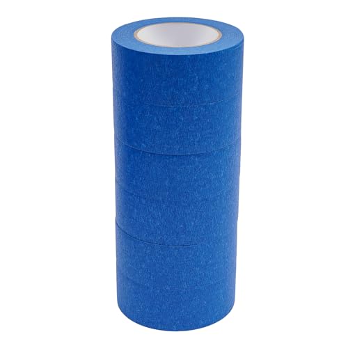 Babeenoo 36 Rollen Blaues Malerklebeband 48mm x 55m Professionelles Malerband Basics Malerband Blau Papierklebeband Premium Krepppapier Abdeckband Hitzebeständig UV-Beständig Babeenoo 36 Rollen Blaues Malerklebeband 48mm x 55m Professionelles Malerband Basics Malerband Blau Papierklebeband Premium Krepppapier Abdeckband Hitzebeständig UV-Beständig von Babeenoo