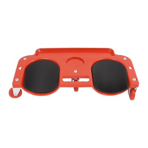 Babeenoo Rollende Knieschoner Mobiles Knierollbrett Rollende Knieschützer mit 5 Universalräder Rollendes Knieschutzpolster Mobiles Knierollbrett für Autoreparatur 51x14cm Tragfähigkeit 100kg von Babeenoo